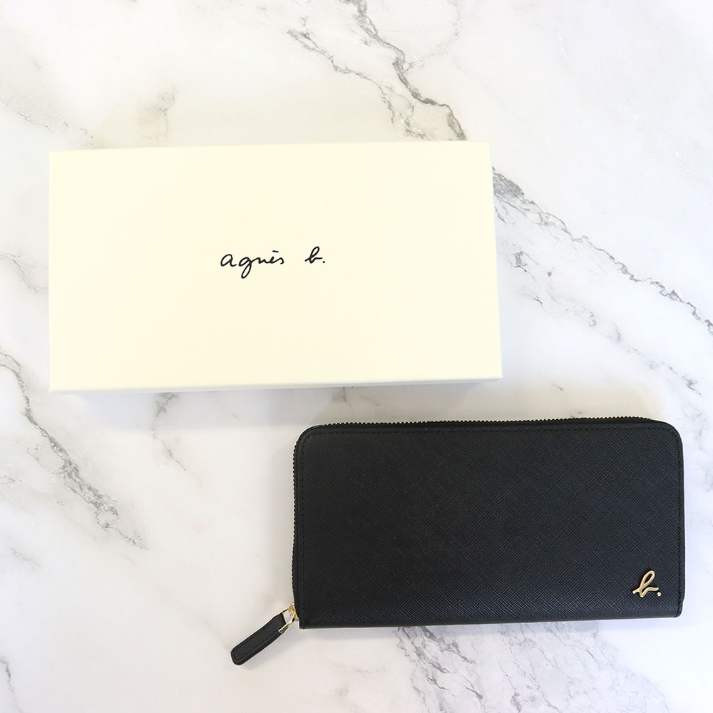 アニエスベー ボヤージュ agnesb.VOYAGE ファスナー長財布 バイカラー agnevoyage08