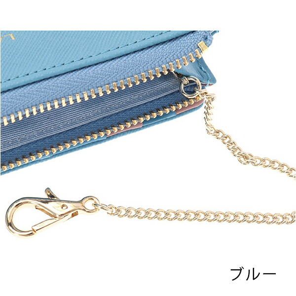ランバンオンブルー LANVIN en Bleu リュクサンブールカラー 二つ折りカードケース lan256