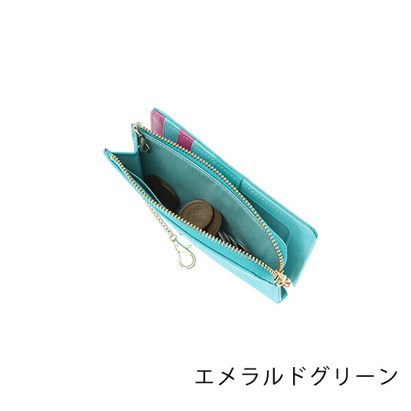 ランバンオンブルー LANVIN en Bleu リュクサンブールカラー 二つ折りカードケース lan256