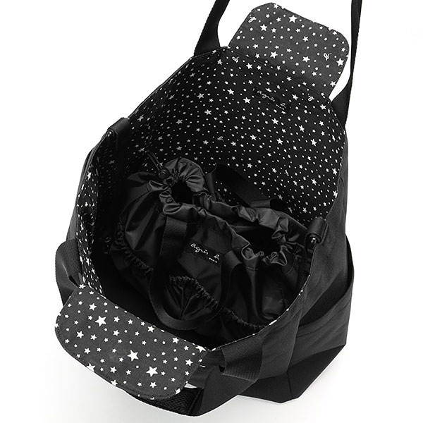 アニエスベー アンファン agnesb.ENFANT 2wayマザーズバッグ リバーシブル agne262