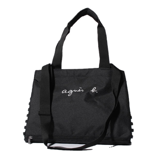 アニエスベー アンファン agnesb.ENFANT 2wayマザーズバッグ ロゴ＆ボーダー agne263