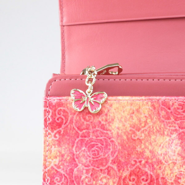 アナスイ ANNA SUI ローズハート かぶせ長財布 anna733