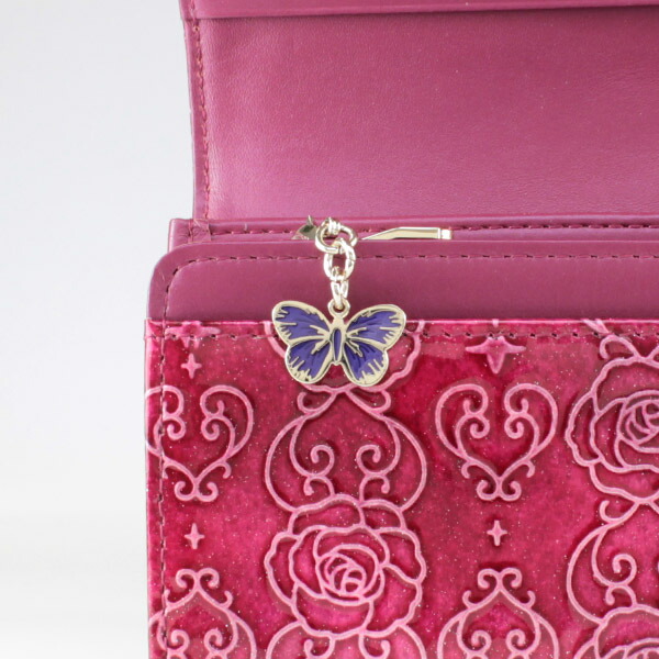 アナスイ ANNA SUI ローズハート かぶせ長財布 anna733