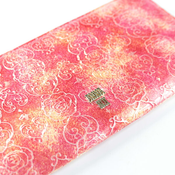 アナスイ ANNA SUI ローズハート L字ファスナー長財布 anna734