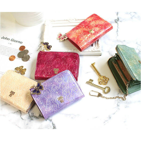 アナスイ ANNA SUI ローズハート コインケース anna843