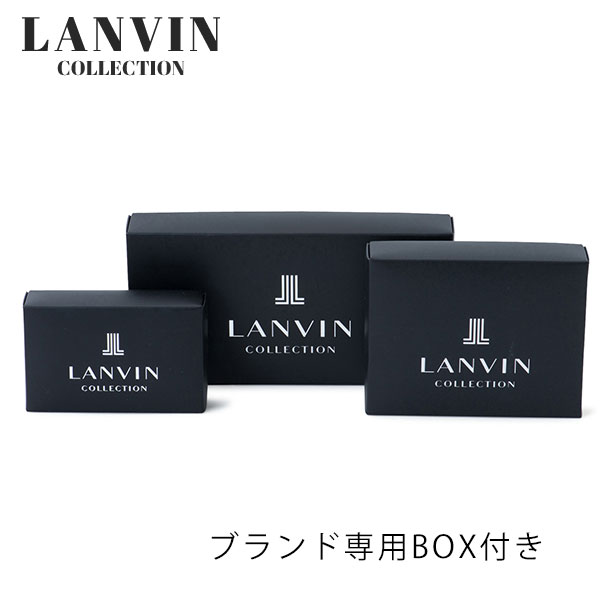 ランバン コレクション LANVIN COLLECTION レザーコンビネーション 牛革かぶせ長財布 lancollection14