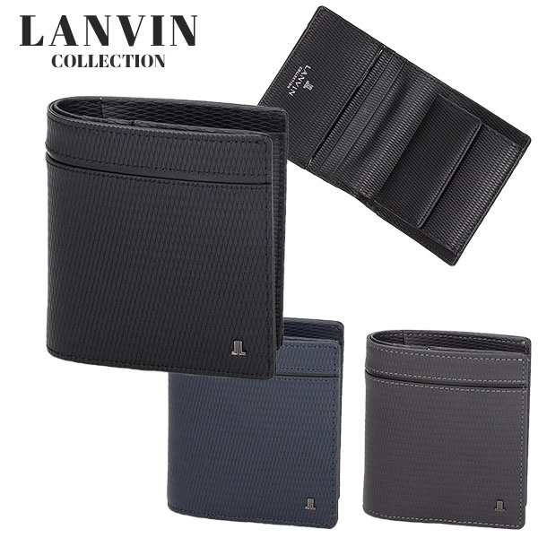 ランバン コレクション LANVIN COLLECTION レザーコンビネーション 二つ折り財布 lancollection17