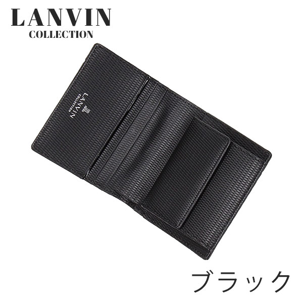 ランバン コレクション LANVIN COLLECTION レザーコンビネーション 二つ折り財布 lancollection17
