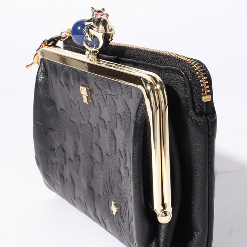 アナスイ ANNA SUI プレイングキャット がま口長財布 anna980