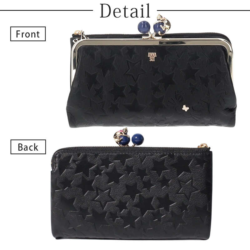 アナスイ ANNA SUI プレイングキャット がま口長財布 anna980