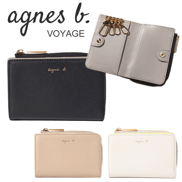 アニエスベー ボヤージュ agnesb.VOYAGE ジップ付きキーケース agnevoyage53