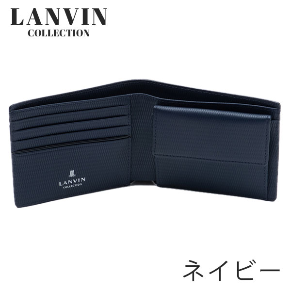 ランバン コレクション LANVIN COLLECTION レザーコンビネーション 二つ折り財布 lancollection16