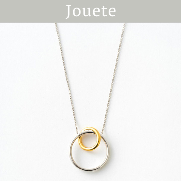 ジュエッテ Jouete ステートメントネックレス プラチナサークル jouete07