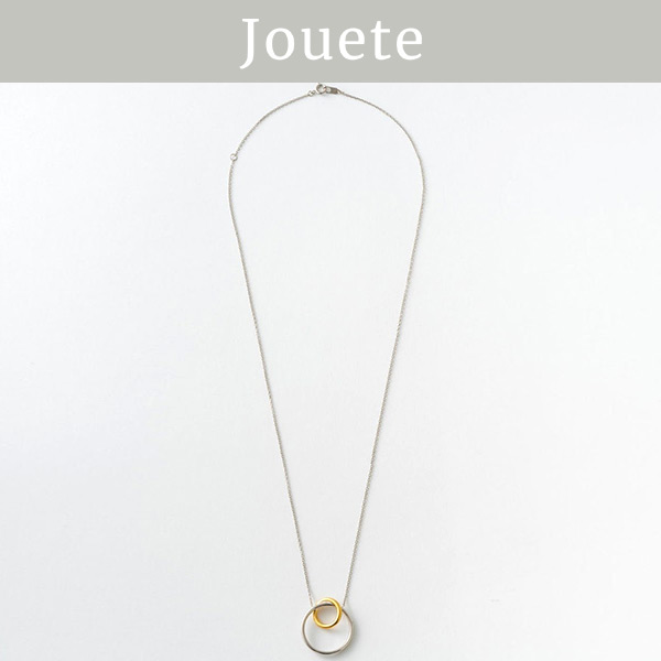 ジュエッテ Jouete ステートメントネックレス プラチナサークル jouete07