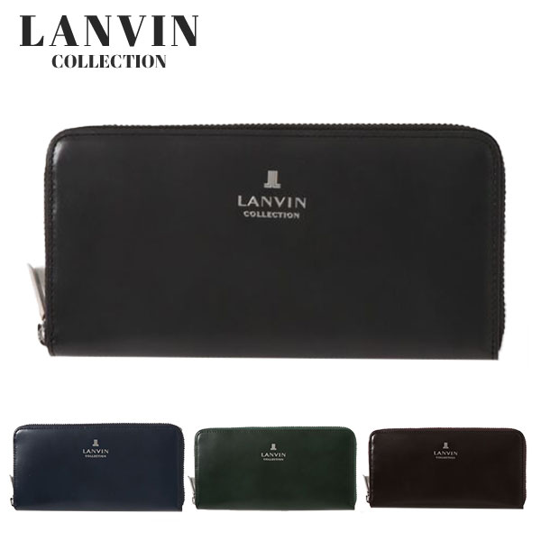 ランバン コレクション LANVIN COLLECTION  ラウンドファスナー長財布 lancollection22