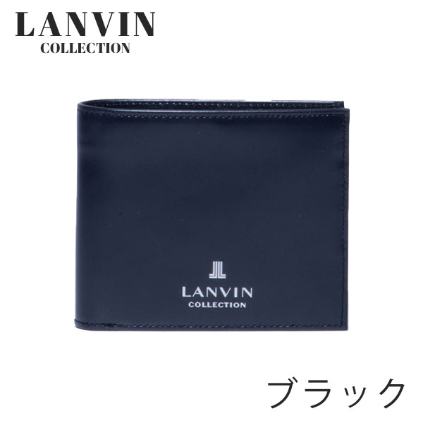ランバン コレクション LANVIN COLLECTION メタルロゴ 二つ折り財布 lancollection23