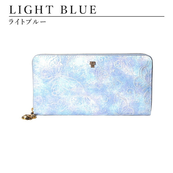 アナスイ ANNA SUI パピヨン ファスナー長財布 anna1121