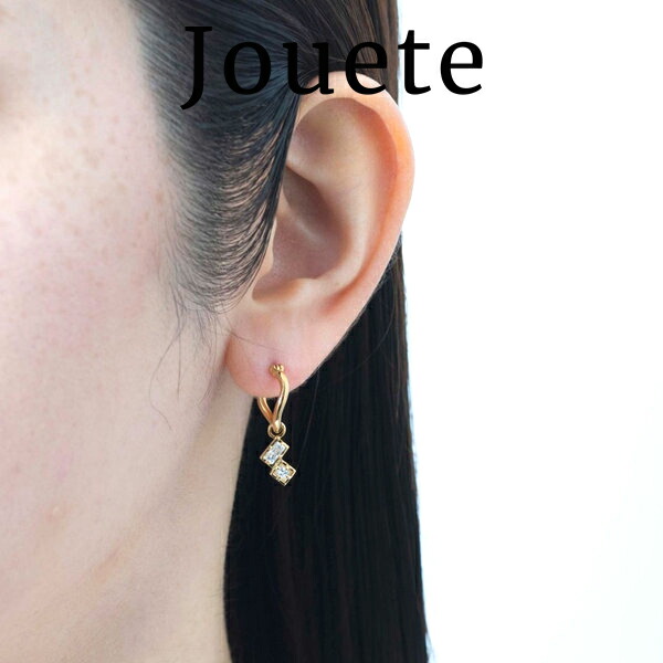 ジュエッテ Jouete フープピアス ジルコニア jouete18