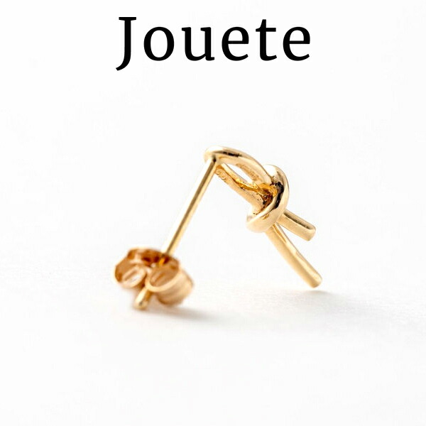 ジュエッテ Jouete リボンピアス イエローゴールド jouete17