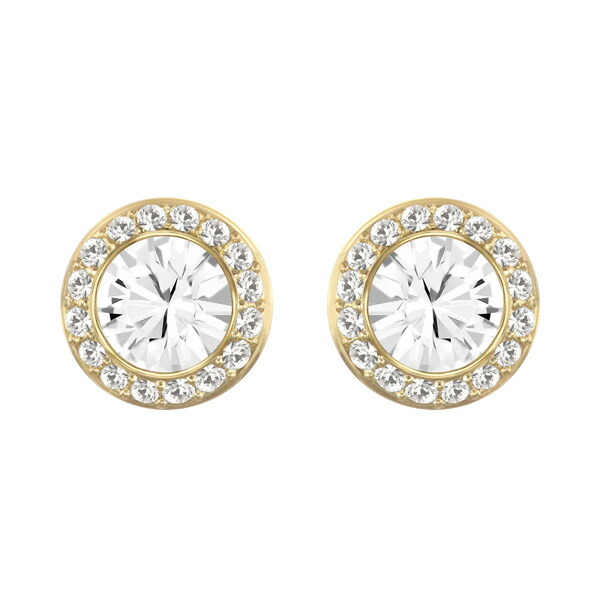 スワロフスキー SWAROVSKI アンジェリック スタッドピアス ゴールドトーン swaro52