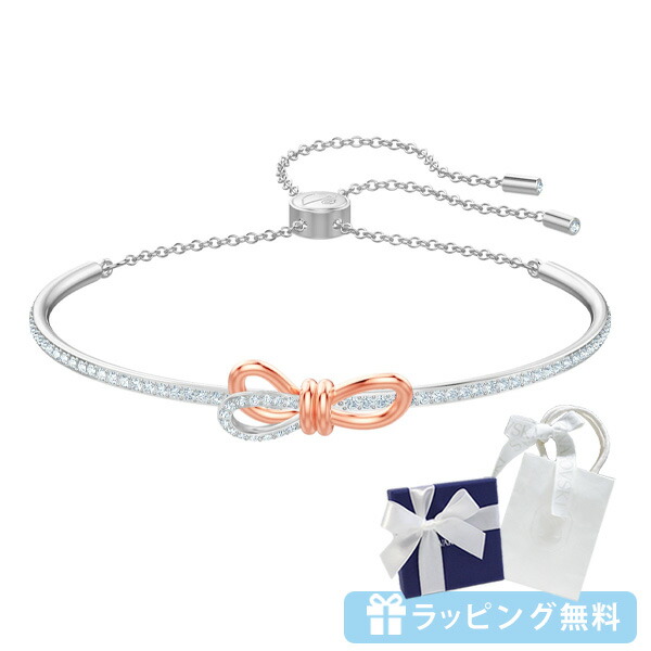スワロフスキー SWAROVSKI リボンバングル ブレスレット swaro55