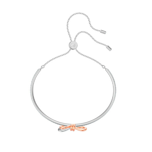 スワロフスキー SWAROVSKI リボンバングル ブレスレット swaro55