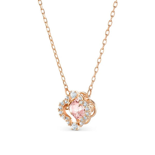 スワロフスキー SWAROVSKI スパークリングダンスネックレス クローバー swaro57