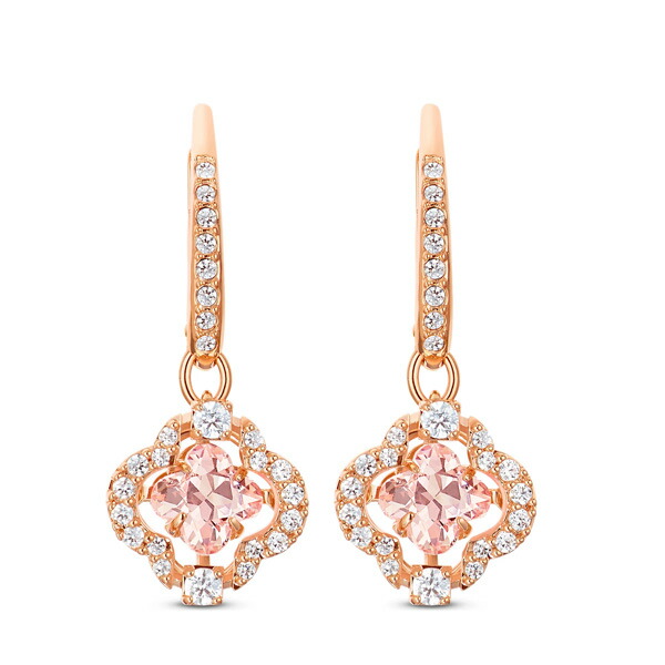 スワロフスキー SWAROVSKI スパークリングダンスピアス クローバー 
