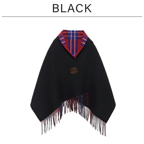 ヴィヴィアンウエストウッド Vivienne Westwood タータンチェック リバーシブルボタン付ストール viviw1001