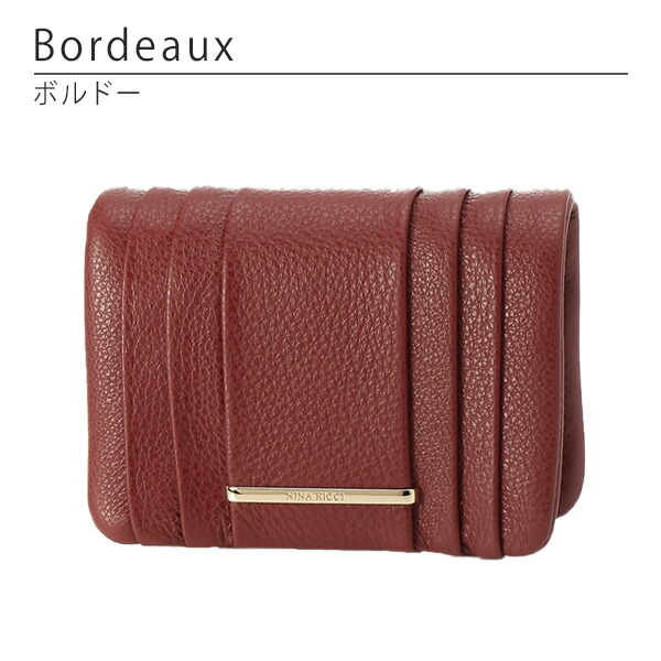 ニナリッチ NINA RICCI ナクレ 二つ折りBOX財布 ninari42