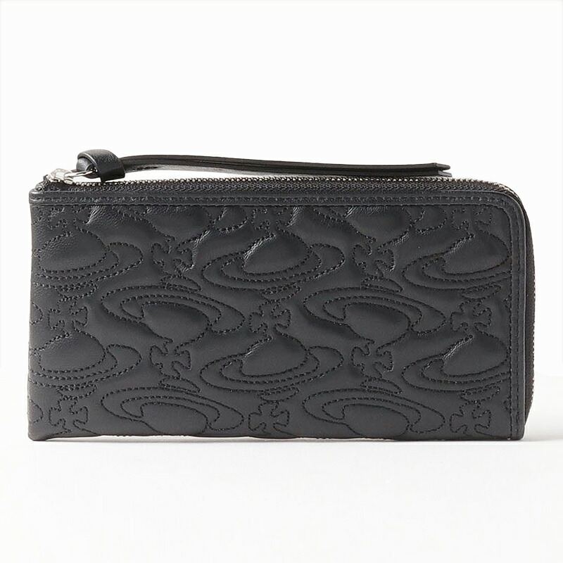 ヴィヴィアンウエストウッド Vivienne Westwood キルティング WATER ORB L字ファスナー長財布 vivil05