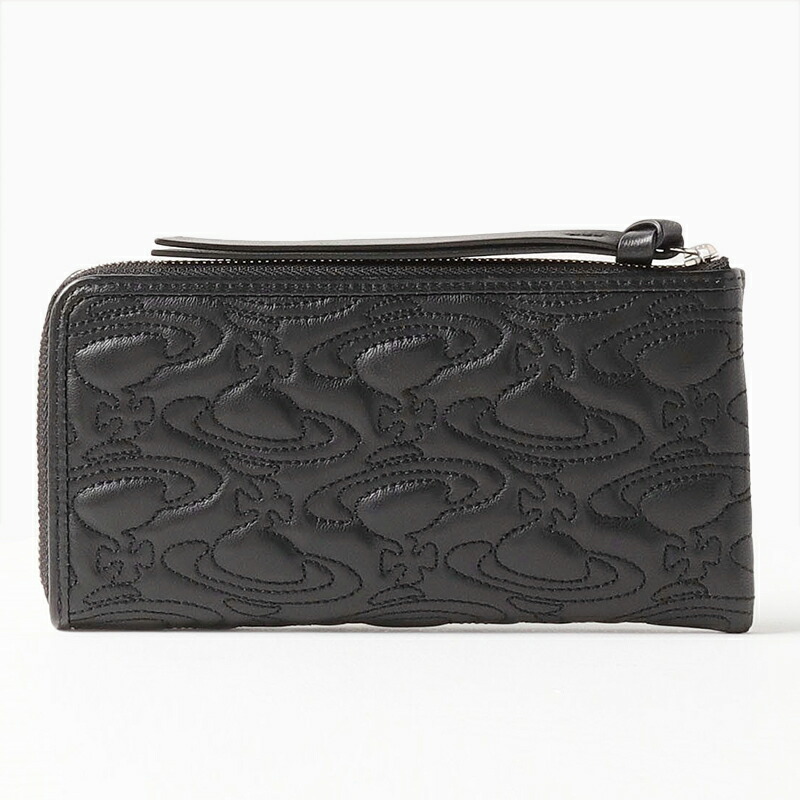 ヴィヴィアンウエストウッド Vivienne Westwood キルティング WATER ORB L字ファスナー長財布 vivil05