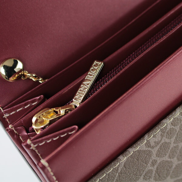 ニナリッチ NINA RICCI カラーヌーボー かぶせ長財布 ninari02