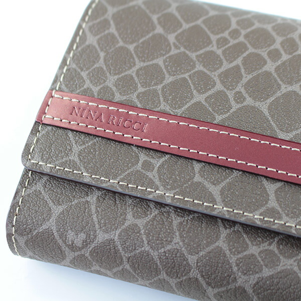 ニナリッチ NINA RICCI カラーヌーボー かぶせ長財布 ninari02