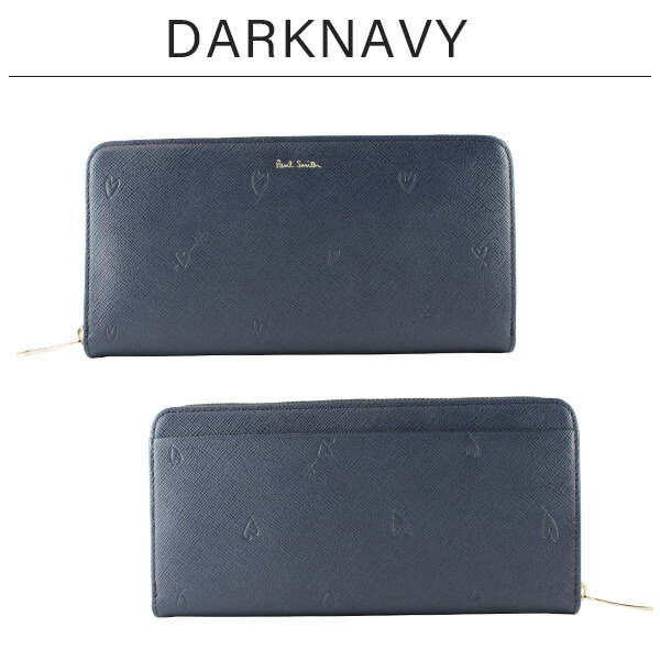ポールスミス Paul Smith スミシーハート ファスナー長財布 pauls485