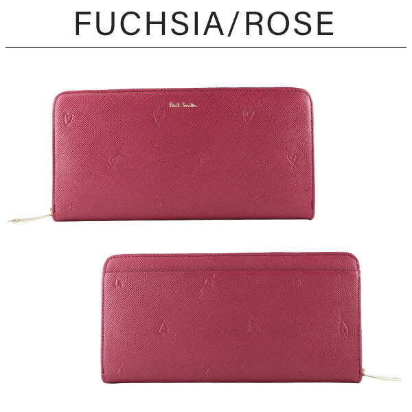 ポールスミス Paul Smith スミシーハート ファスナー長財布 pauls485