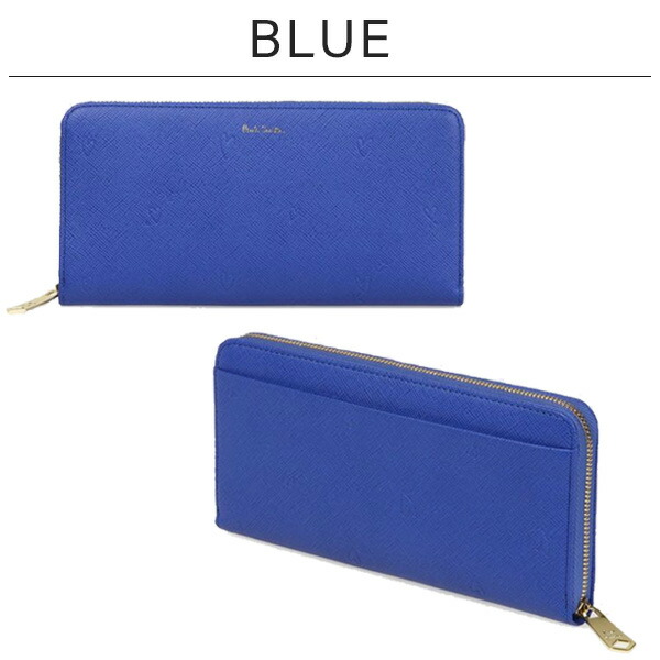 ポールスミス Paul Smith スミシーハート ファスナー長財布 pauls485