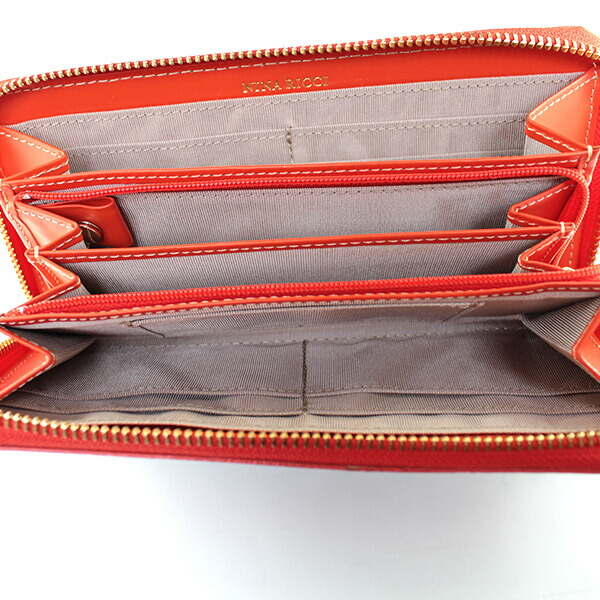 ニナリッチ NINA RICCI カラーヌーボー ファスナー長財布 ninari01