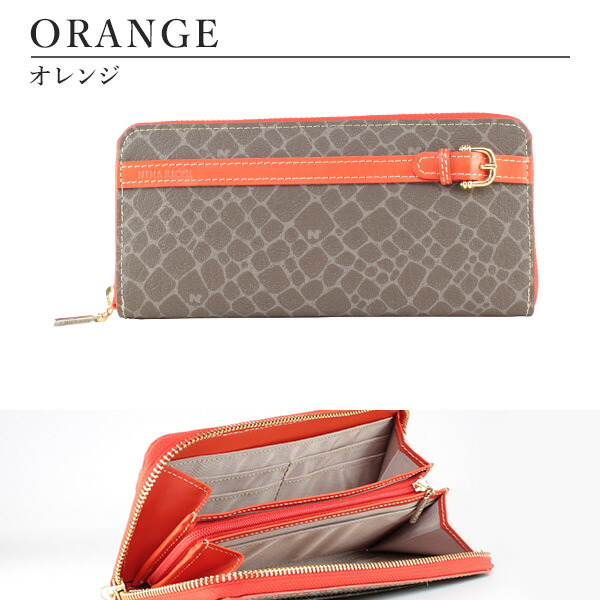 ニナリッチ NINA RICCI カラーヌーボー ファスナー長財布 ninari01