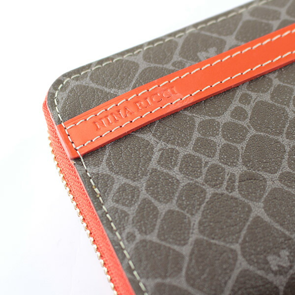 ニナリッチ NINA RICCI カラーヌーボー ファスナー長財布 ninari01