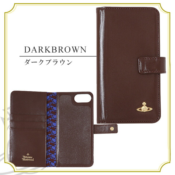 ヴィヴィアンウエストウッド Vivienne Westwood ヴィンテージ WATER ORB 手帳型iPhoneケース iPhone7plus／8plus vivienne74