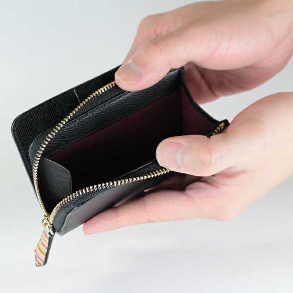 ポールスミス Paul Smith ジップストローグレイン キーケース por160