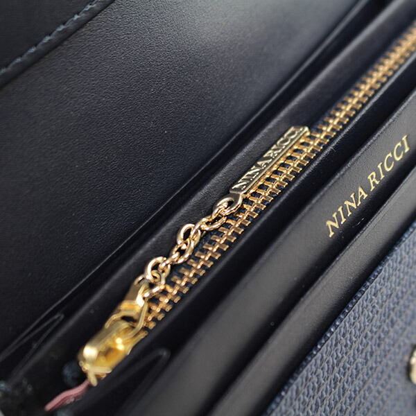 ニナリッチ NINA RICCI ルーンパース L字ファスナー2つ折り財布 ninari34