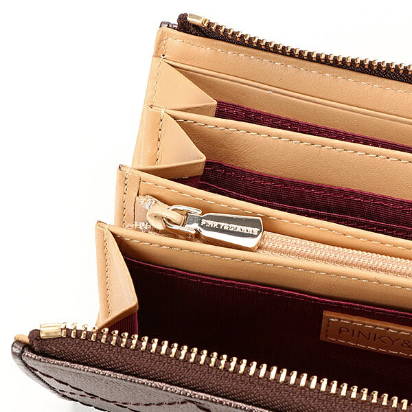ピンキー＆ダイアン キャビア ファスナー長財布 pinky272