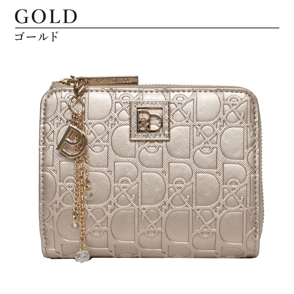 ピンキー＆ダイアン インフィニティ L字ファスナー2つ折財布 pinky283