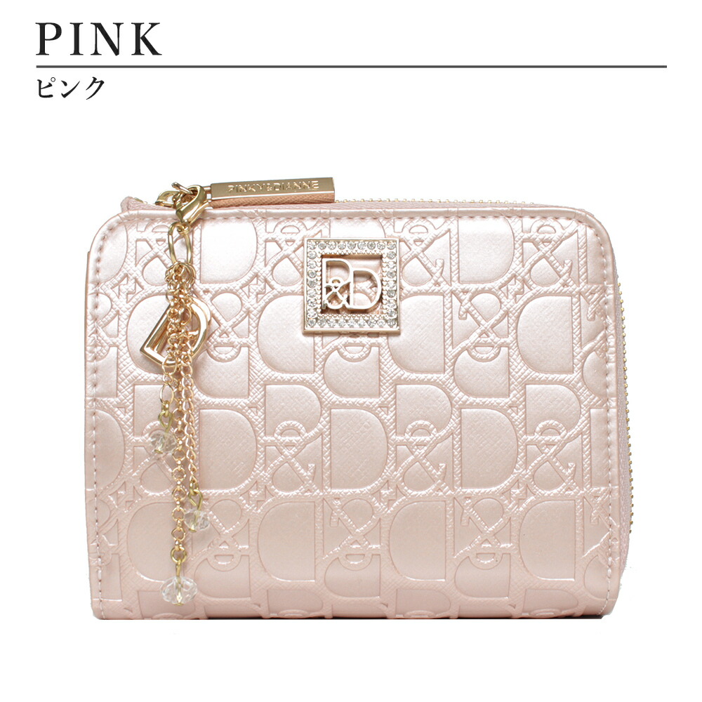 ピンキー＆ダイアン インフィニティ L字ファスナー2つ折財布 pinky283
