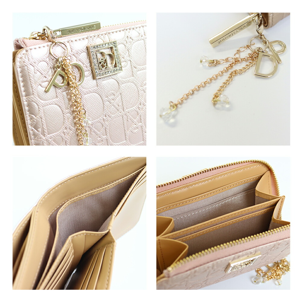 ピンキー＆ダイアン インフィニティ L字ファスナー2つ折財布 pinky283