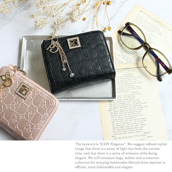 ピンキー＆ダイアン インフィニティ L字ファスナー2つ折財布 pinky283