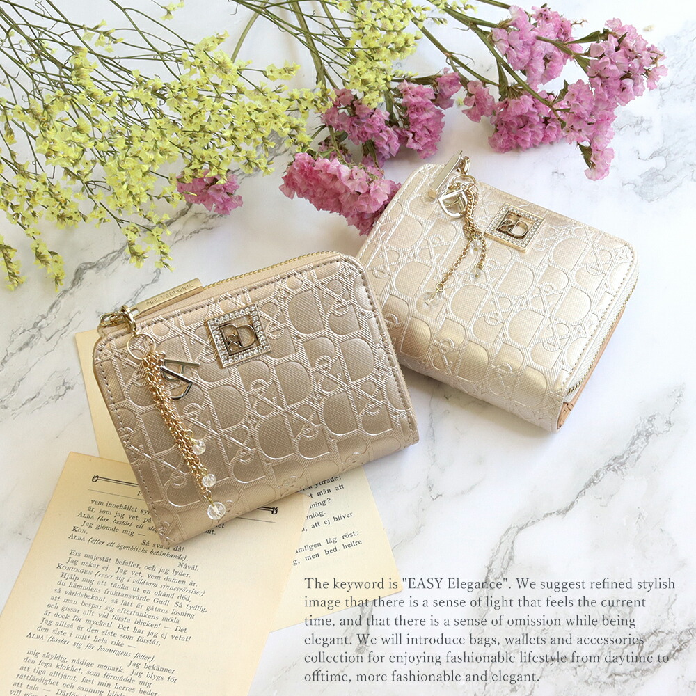 ピンキー＆ダイアン インフィニティ L字ファスナー2つ折財布 pinky283