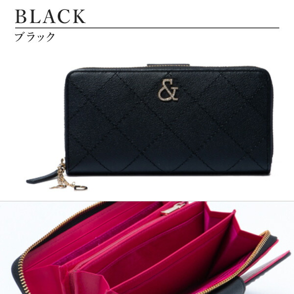 ピンキー＆ダイアン キャビア ラウンドファスナー長財布 pinky279